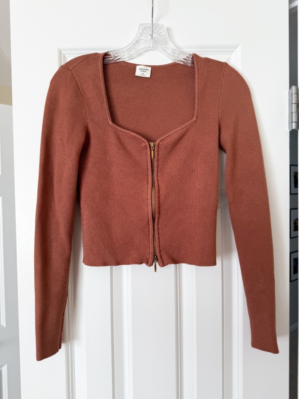 Abercrombie & Fitch Ottoman Zip Up Sweater